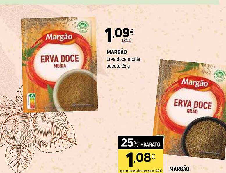 ERVA DOCE MOÍDA