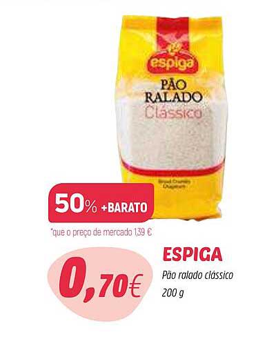 ESPIGA PÃO RALADO Clássico