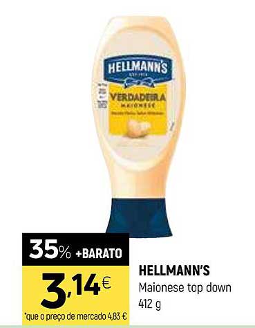 HELLMANN'S Maionese top down