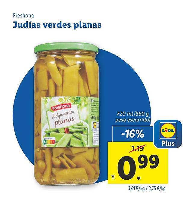 Judías verdes planas