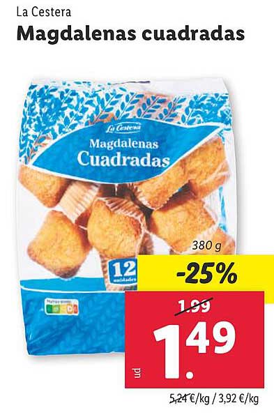 Magdalenas cuadradas