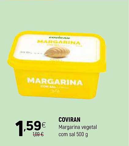 MARGARINA vegetal com sal