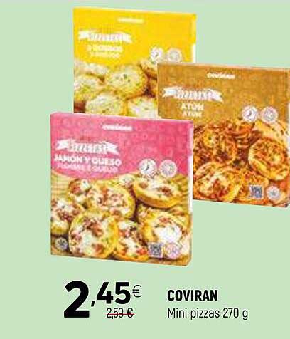 Mini pizzas 270 g