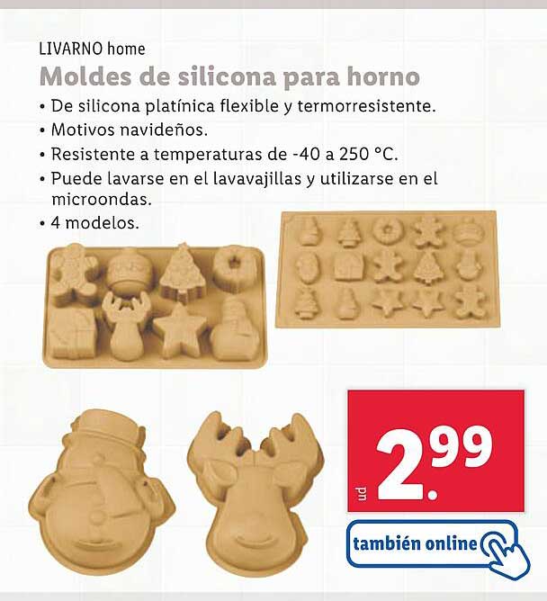 Molde de silicona para horno