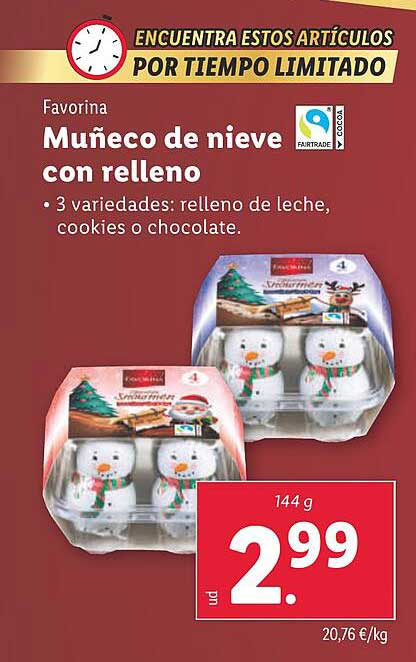 Muñeco de nieve con relleno