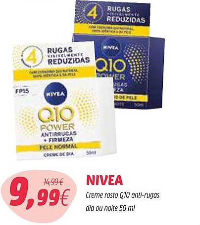 NIVEA Q10 POWER antiarrugas día ou noite 50 ml