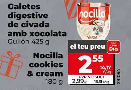 Nocilla cookies & cream