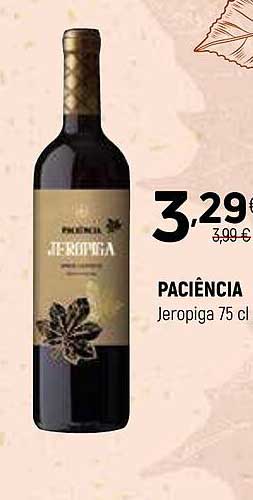 PACIÊNCIA Jeropiga 75 cl