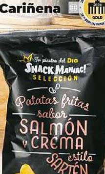 Patatas fritas sabor Salmón y crema estilo sartén