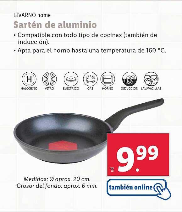 Sartén de aluminio