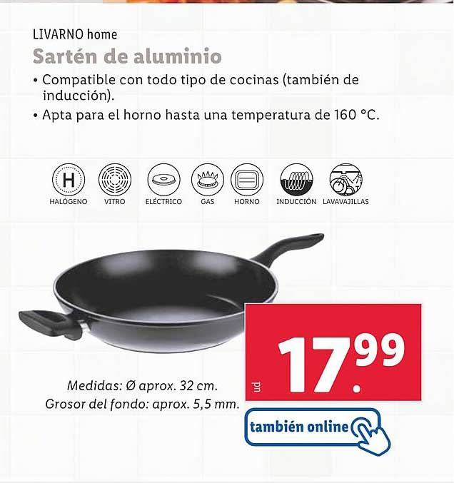 Sartén de aluminio