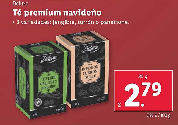 Té premium navideño