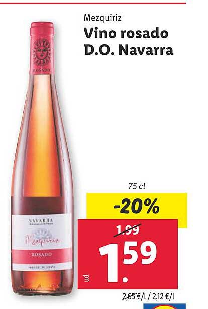 Vino rosado D.O. Navarra