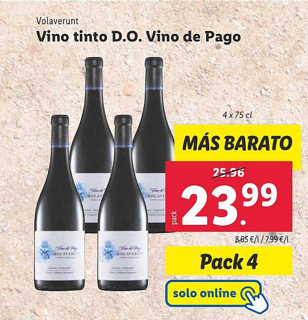 Vino tinto D.O. Vino de Pago