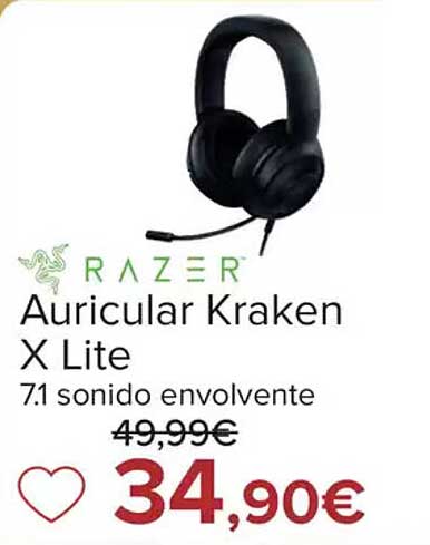 Auricular Kraken X Lite