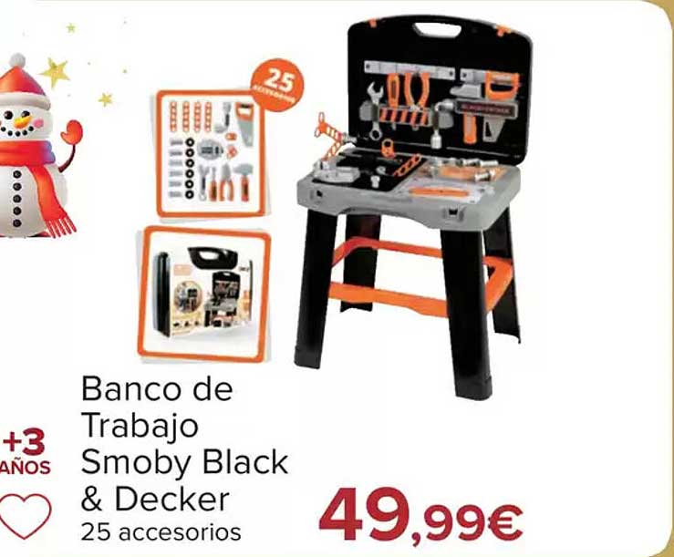 Banco de Trabajo Smoby Black & Decker