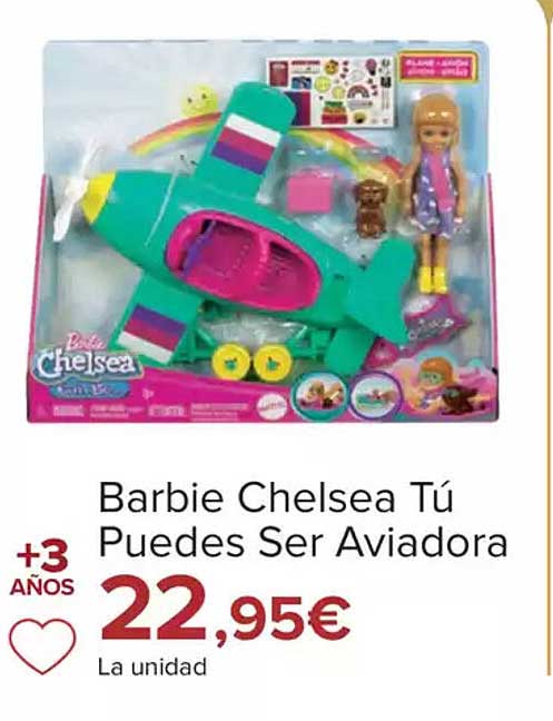 Barbie Chelsea Tú Puedes Ser Aviadora