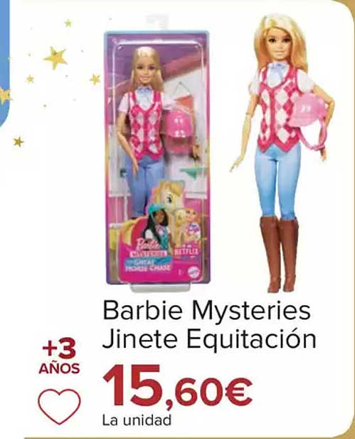 Barbie Mysteries Jinete Equitación