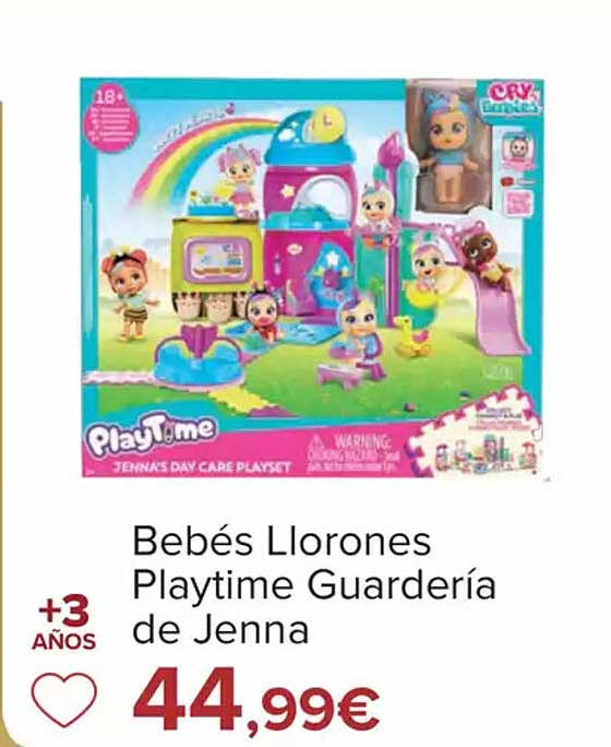 Bebés Llorones Playtime Guardería de Jenna