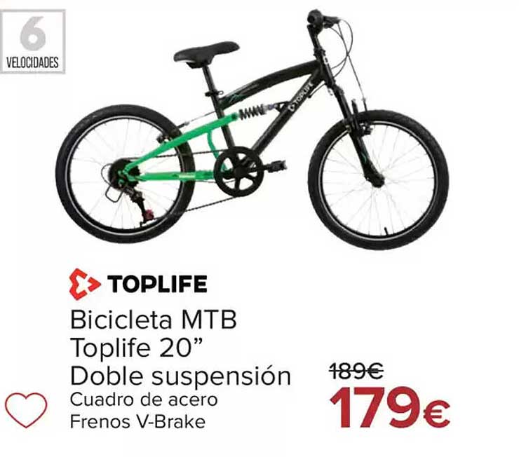 Bicicleta MTB Toplife 20”