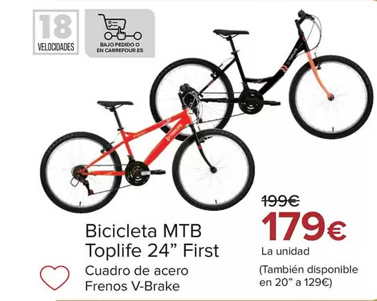 Bicicleta MTB Toplife 24” First