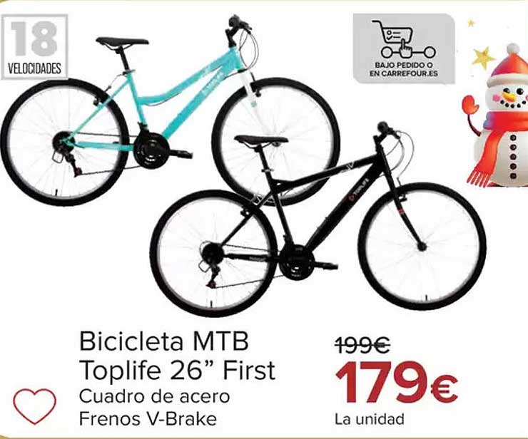 Bicicleta MTB Toplife 26" First