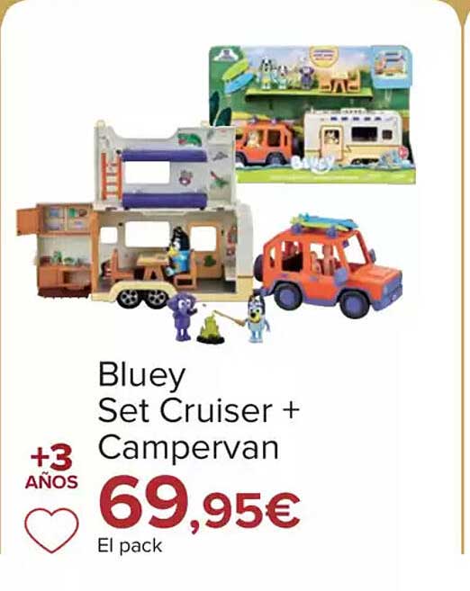 Bluey Set Cruiser + Campervan