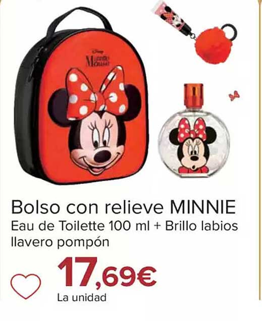 Bolso con relieve MINNIE