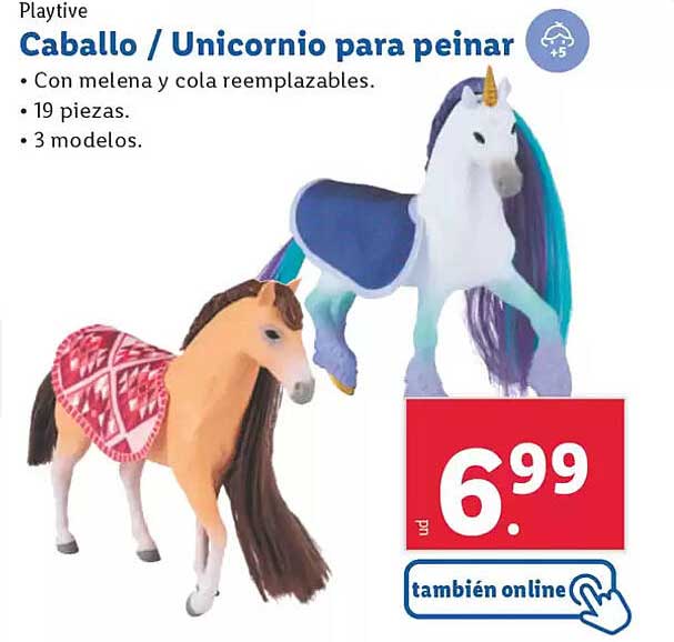 Caballo / Unicornio para peinar