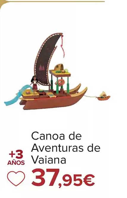 Canoa de Aventuras de Vaiana