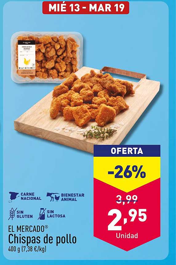 Chispas de pollo