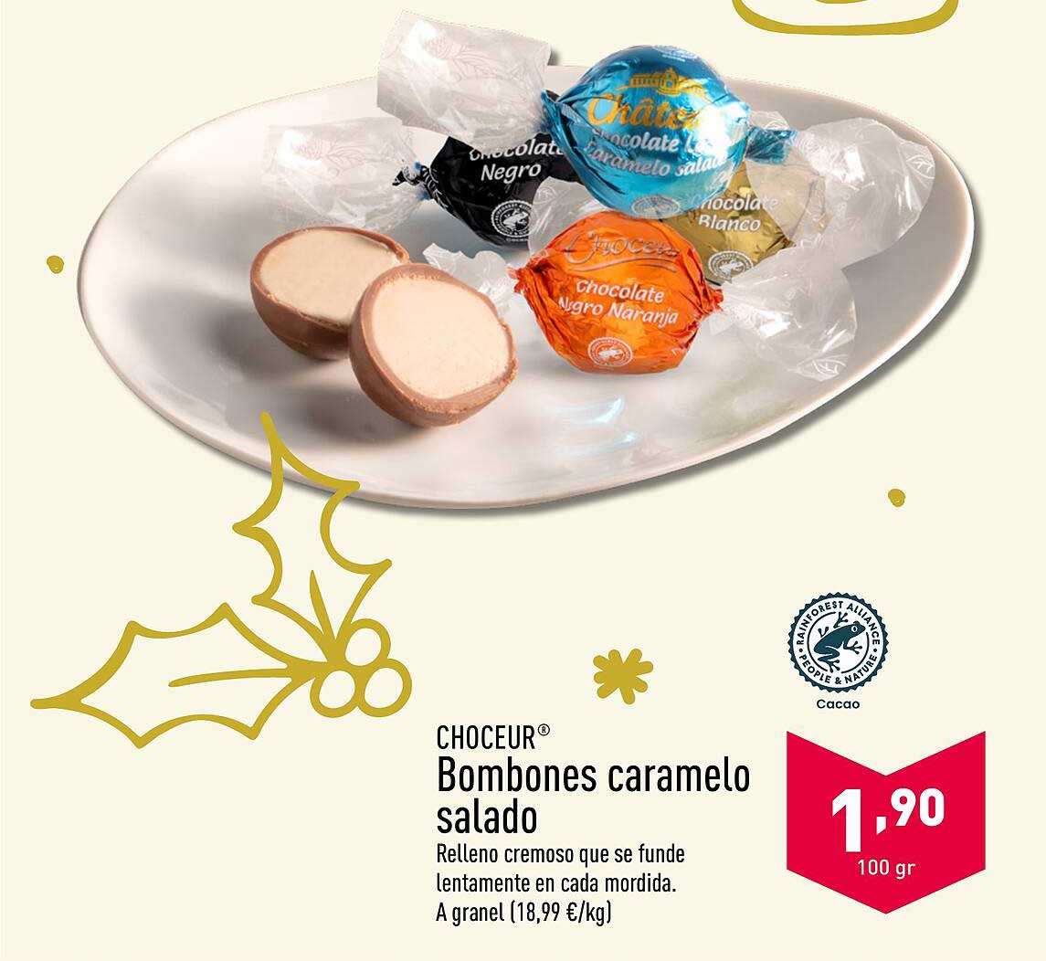 CHOCEUR® Bombones caramelo salado