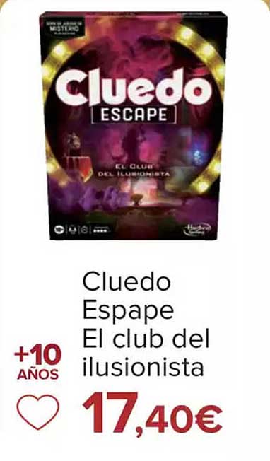 Cluedo Escape El club del ilusionista