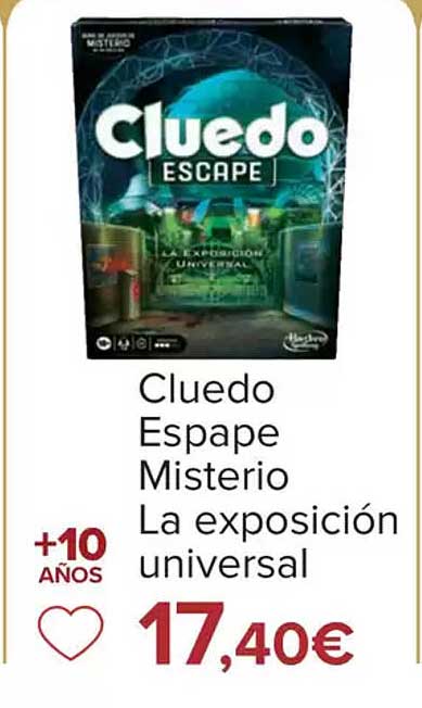 Cluedo Escape Misterio La exposición universal