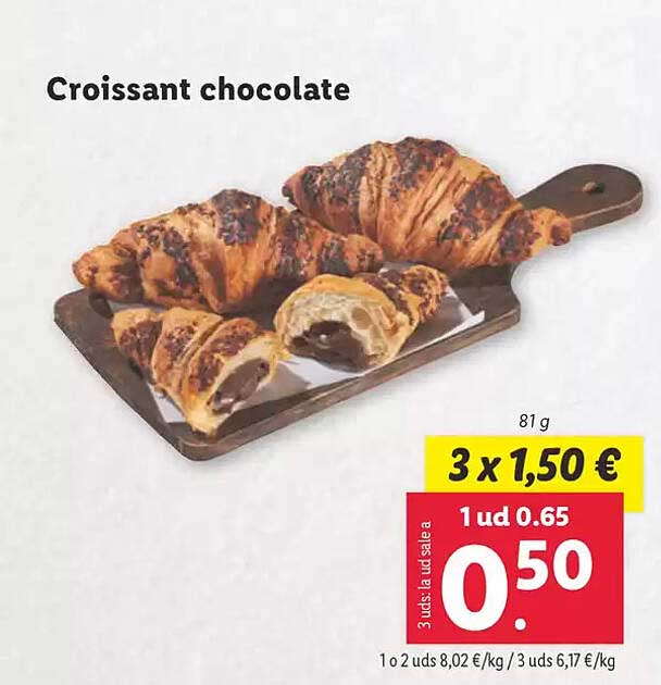 Croissant chocolate