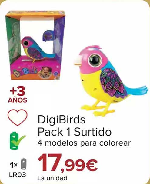 DigiBirds Pack 1 Surtido