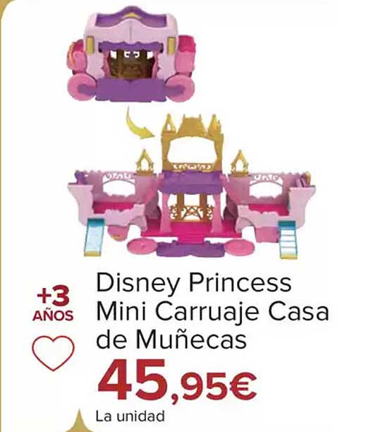 Disney Princess Mini Carruaje Casa de Muñecas