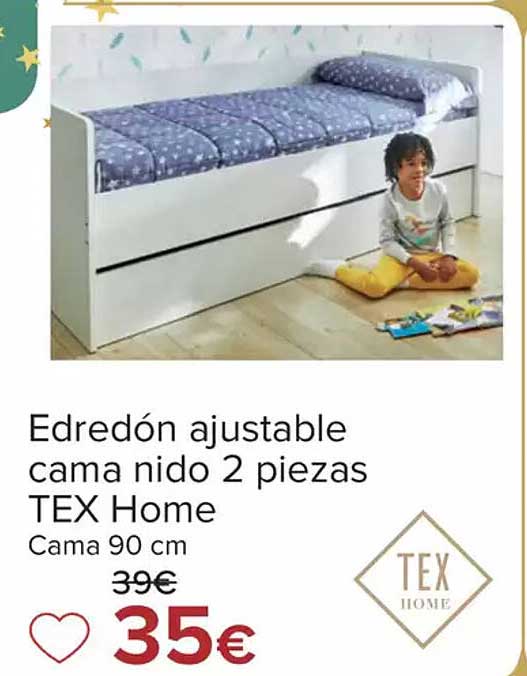 Edredón ajustable cama nido 2 piezas TEX Home