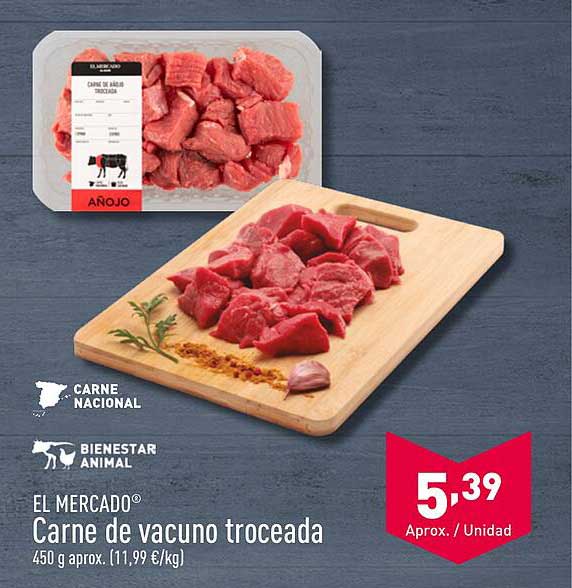 EL MERCADO® Carne de vacuno troceada