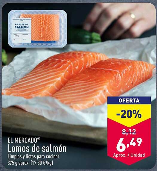 EL MERCADO® Lomos de salmón