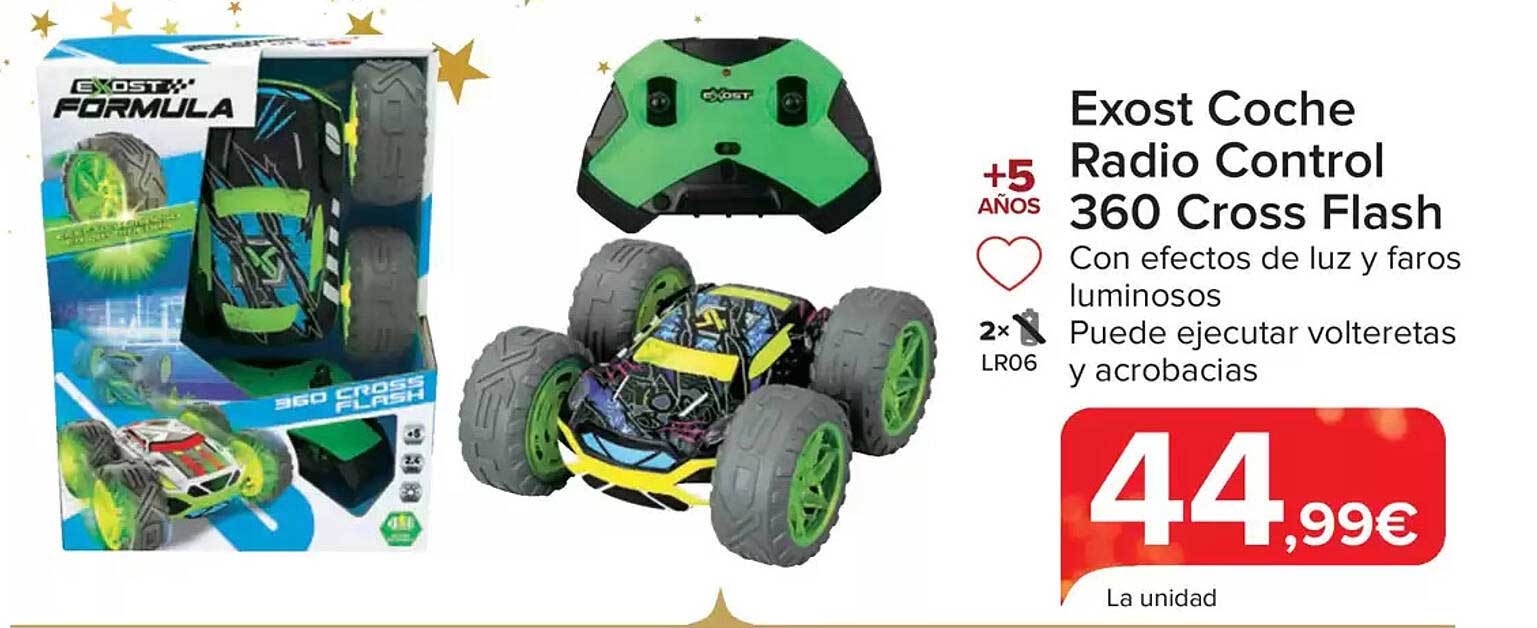 Exost Coche Radio Control 360 Cross Flash