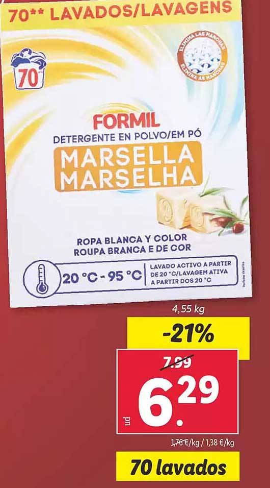 FORMIL DETERGENTE EN POLVO/EM PÓ MARSELLA MARSELHA