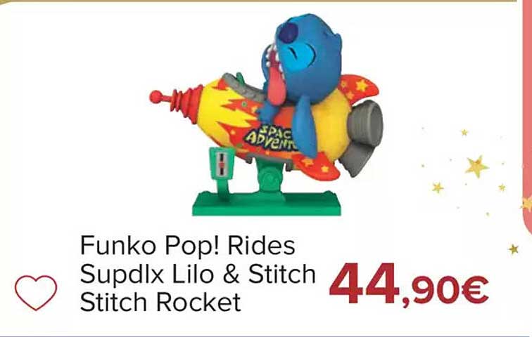 Funko Pop! Rides Supdlx Lilo & Stitch Stitch Rocket