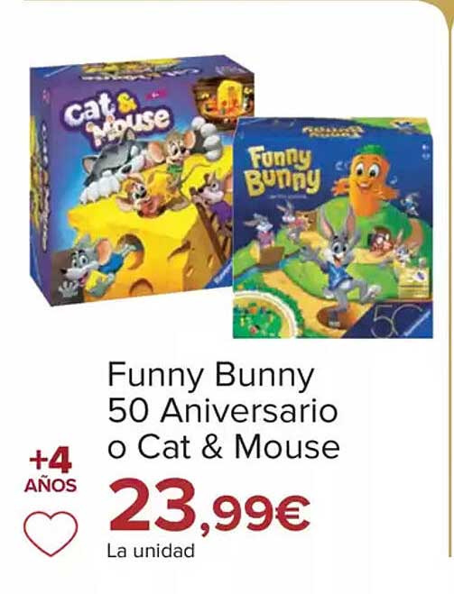 Funny Bunny 50 Aniversario o Cat & Mouse