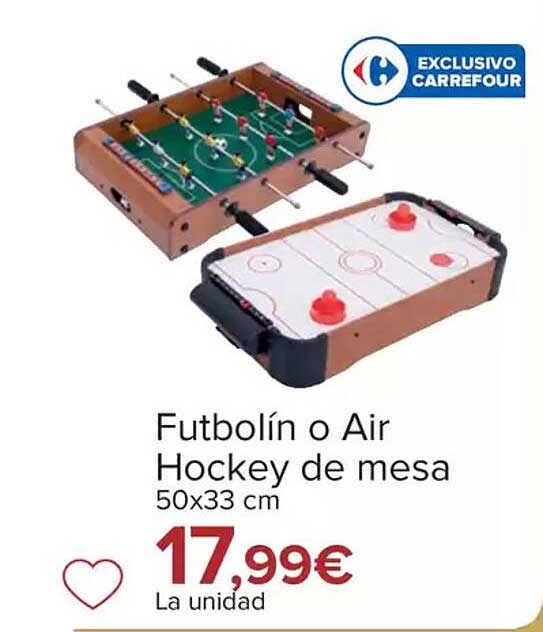 Futbolín o Air Hockey de mesa