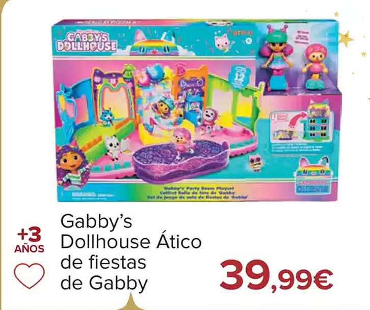 Gabby’s Dollhouse Ático de fiestas de Gabby