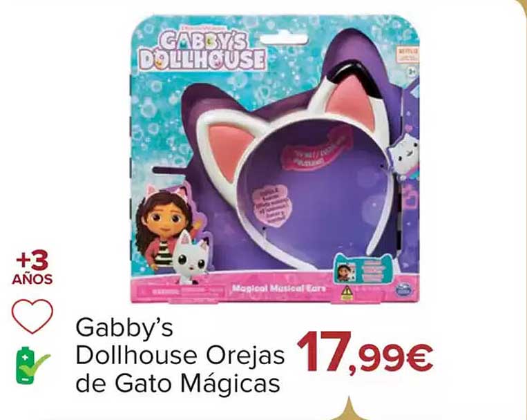 Gabby’s Dollhouse Orejas de Gato Mágicas