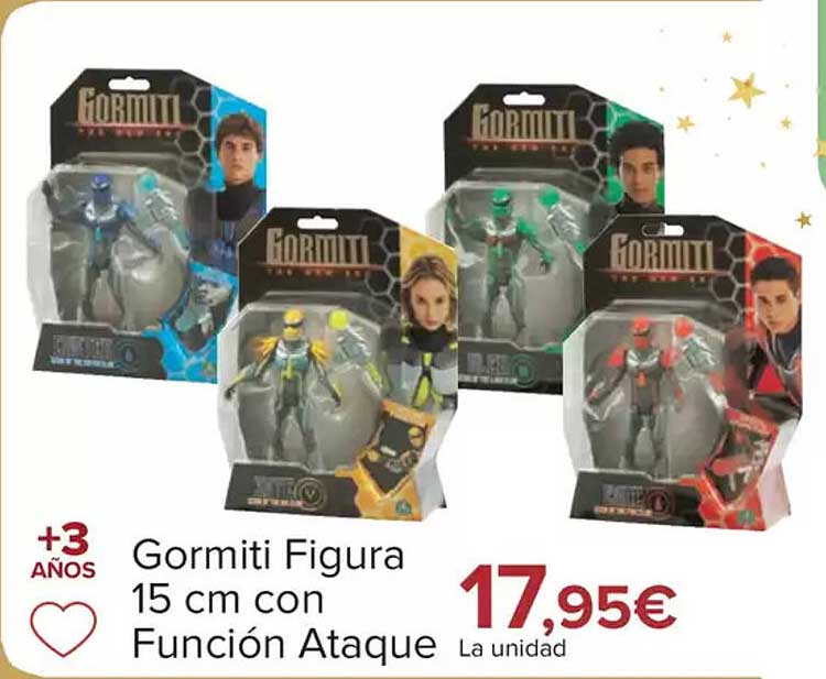 Gormiti Figura 15 cm con Función Ataque