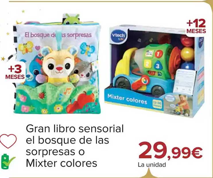 Gran libro sensorial el bosque de las sorpresas o Mixter colores