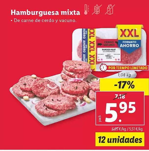 Hamburguesa mixta